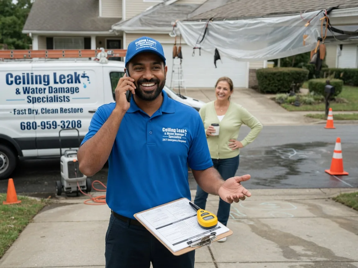 Ceiling Leak Cleanup Johnstown, OH FAQs